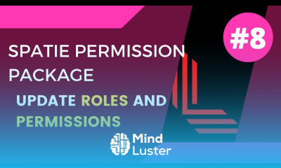 8 Update Spatie Roles and Permissions in Laravel 9