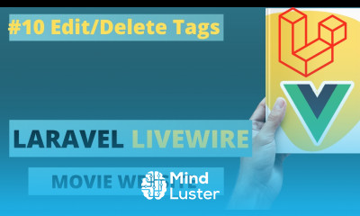 Laravel Livewire Tutorial Create Movie Website 10 Edit Delete Tags with Modal