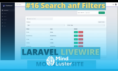 Laravel Livewire Tutorial Create Movie Website 16 Add Search and Filters