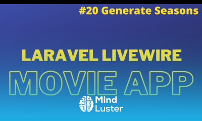 Laravel Livewire Tutorial Create Movie Website 20 Generate Seasons
