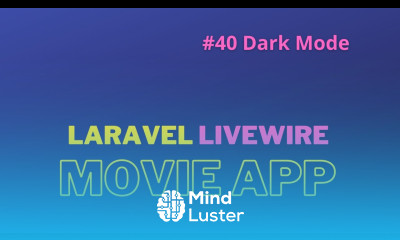 Laravel Livewire Tutorial Create Movie Website 40 Add Footer and Dark Mode