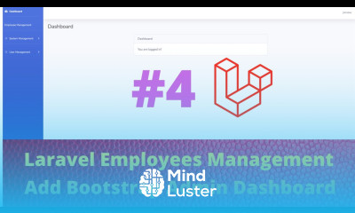 04 Employees Management Application with Laravel and Vuejs Add Bootstrap Admin Dashboard