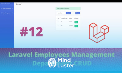 12 Employees Management Application with Laravel and Vuejs Department CRUD