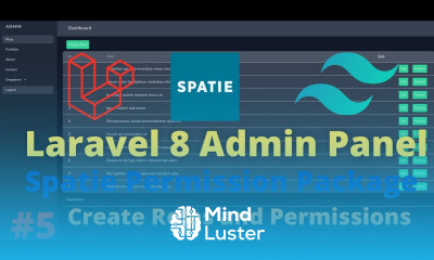 Laravel 8 Admin Panel with Spatie Roles and Permission Part 5 Create Roles and Permissions