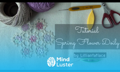 Spring flower doily Tatting Tutorial