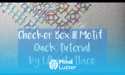 Checker Box III Motif Quick Tutorial Frivolite tatting lace free pattern step by step