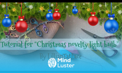 Full Tutorial for Christmas Novelty Light bulbs Frivolite lesson for all tatters Intermediate