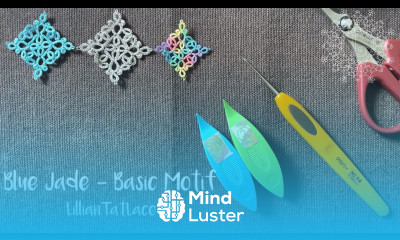 Blue Jade Basic Motif Tutorial exclusively for Blue Jade tatting pattern by LillianTatLace