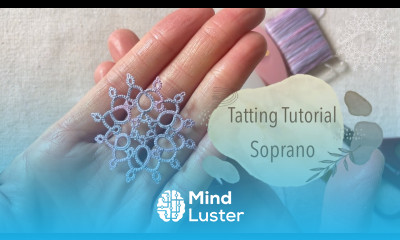 Tatting Tutorial Soprano Free pattern by Lilliantatlace frivolite lesson