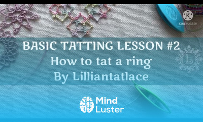How to tat a ring TATTING LESSON 2 Frivolite