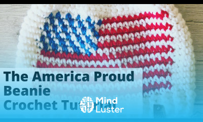 USA beanie aka the America Proud Beanie Crochet Tutorial