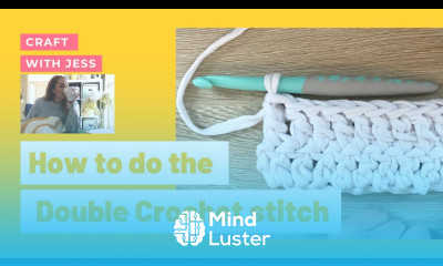 How to do a Double Crochet Crochet for beginners Double crochet stitch tutorial