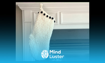 Christmas stocking pattern crochet Christmas stocking with chunky yarn