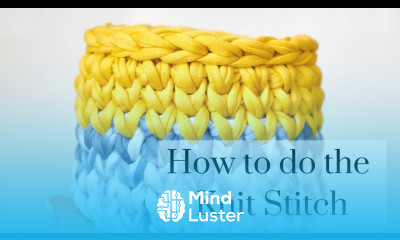 How to do The Center Single Crochet AKA The Knit Stitch