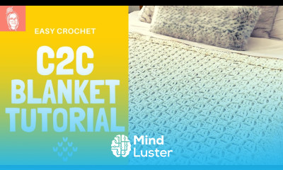 How to do the C2C crochet stitch Corner to Corner Crochet tutorial for beginners