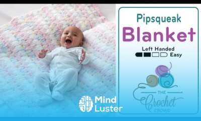 Left Hand Crochet Baby Blanket for Beginners Pattern The Crochet Crowd