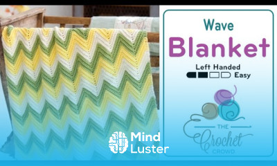 Left Hand Crochet Chevron Wave Baby Blanket Pattern The Crochet Crowd