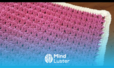 Left Hand Crochet Baby Blanket for Beginners The Crochet Crowd