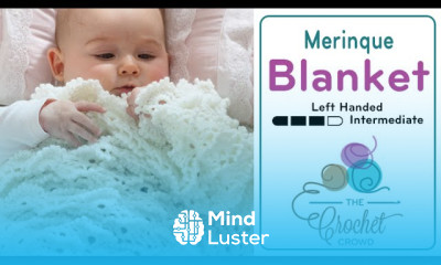 Left Hand Crochet Fluffy Meringue Baby Blanket The Crochet Crowd