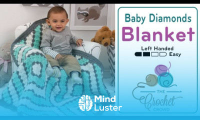 Left Hand Crochet Corner to Corner Baby Diamonds C2C Pattern The Crochet Crowd