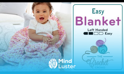 Left Hand Crochet Rock A Bye Baby Blanket Pattern The Crochet Crowd