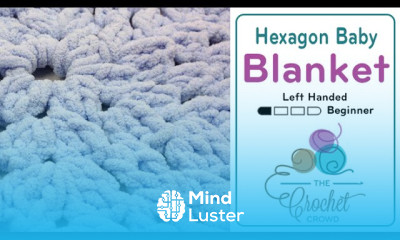 Left Hand Crochet Baby Blanket for Beginners The Crochet Crowd