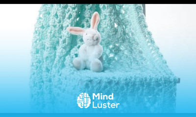 Left Hand Crochet Vintage Baby Bunny Blanket The Crochet Crowd