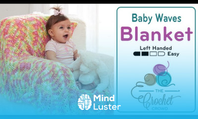 Left Hand Crochet Baby Waves Blanket Pattern The Crochet Crowd