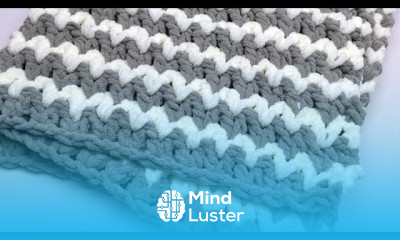 Left Hand Crochet Trendy Baby Blanket Pattern The Crochet Crowd