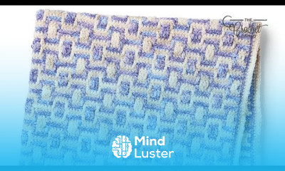 Left Hand Crochet Baby Mosaic Blanket Pattern The Crochet Crowd