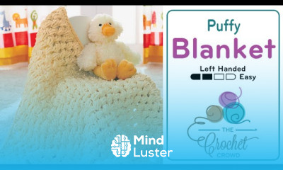 Left Hand Crochet Soft Puffy Baby Blanket The Crochet Crowd