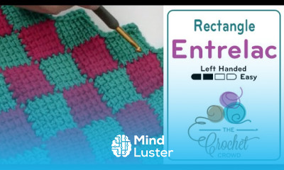 Left Hand Entrelec Rectangle Afghan The Crochet Crowd