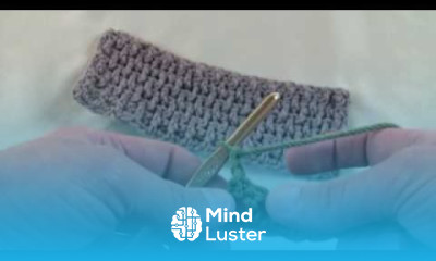 Left Hand Crochet Crinkle Stitch BEGINNER