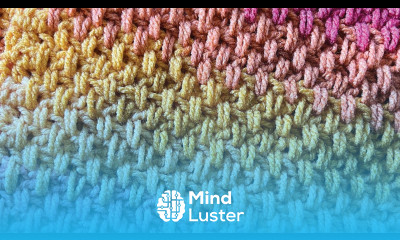 Left Hand Crochet Extended Moss Stitch Pattern The Crochet Crowd