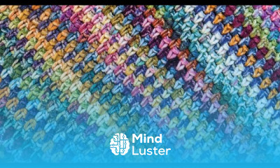 Left Hand Crochet Moss Stitch Variegated in Rows EASY The Crochet Crowd