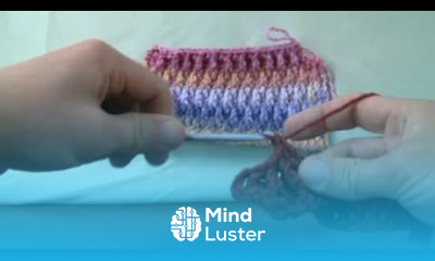 Left Hand Crochet Ripple Stitch BEGINNER