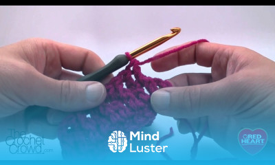 Left Hand Crochet Front Post Double Waffle Stitch