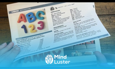 Lesson 1 Crochet Alphabet Letters Numbers Pillows