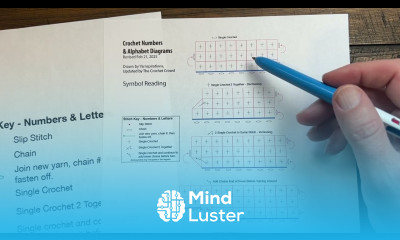 Lesson 4 How Stitches Stack Crochet Alphabet Numbers Pillows