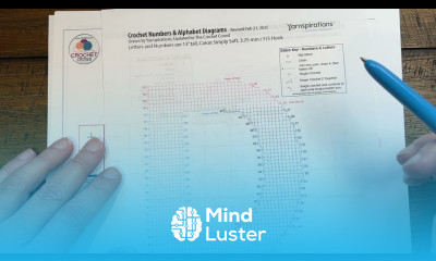 Lesson 5 Slip Stitch To Move or Join Crochet Alphabet Letters Pillows