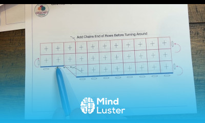 Lesson 7 Adding Chains Before Turning Crochet Alphabet Numbers Pillows