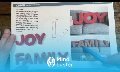 Lesson 12 Gussets Crochet Alphabet Numbers Pillows