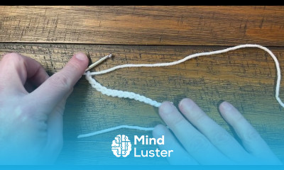 Left Hand Lesson 14 Beginning Chains and Row 1 Crochet Alphabet Numbers Pillows