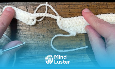 Left Hand Lesson 19 Joining Chains to Attach Pieces Crochet Alphabet and Numbers Pillows