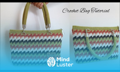 Super Easy  Crochet Bag With Spike Stitch Pattern Tas Rajut Terbaru Dengan Motif Spike