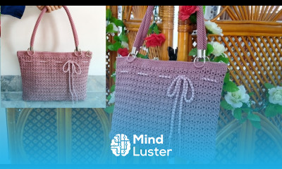 Tutorial Tas Rajut Model Modern 2021 Crochet Bag Tutorial