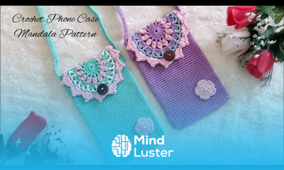 Tas Rajut Hp Mandala Crochet Phone Case Mandala Pattern