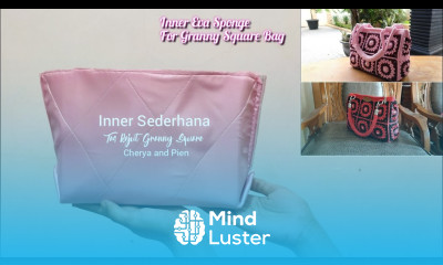 Cara Sederhana Membuat Inner Busa Ati untuk Tas Rajut Granny Square