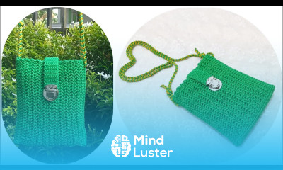 Tutorial Tas Rajut Mini Yang Menarik Crochet Mini Bag Tutorial