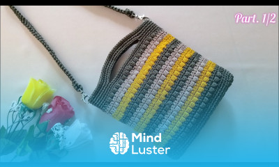 Tas Rajut Model Modern Terbaru Crochet Bag Tutorial Part 1 2